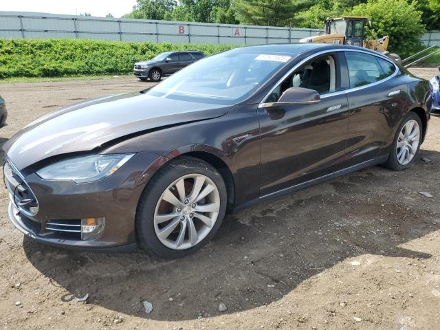 5YJSA1H17EFP31977 - 2014 TESLA MODEL S 棕色 照片 1