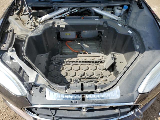 5YJSA1H17EFP31977 - 2014 TESLA MODEL S 棕色 照片 11