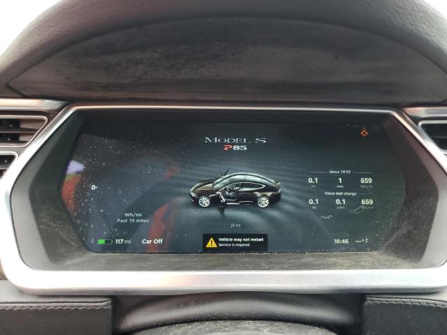 5YJSA1H17EFP31977 - 2014 TESLA MODEL S 棕色 照片 9