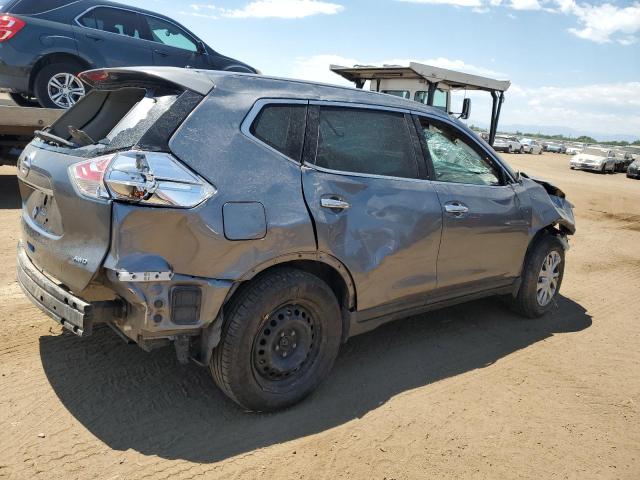 KNMAT2MV2FP504725 - 2015 NISSAN ROGUE S GRAY photo 3