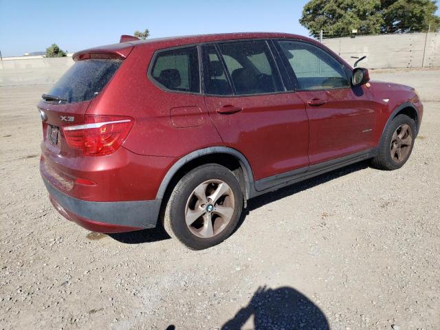 5UXWX5C54BL702753 - 2011 BMW X3 XDRIVE28I RED photo 3