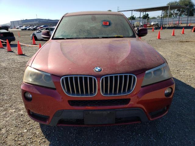 5UXWX5C54BL702753 - 2011 BMW X3 XDRIVE28I RED photo 5