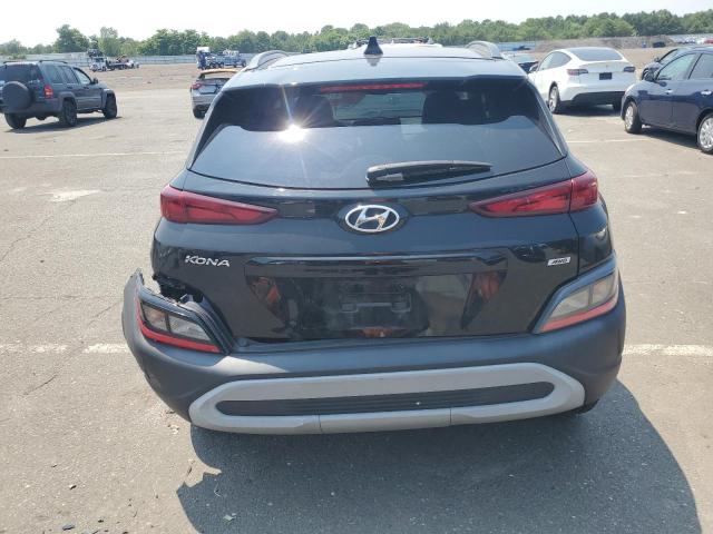 KM8K6CAB7NU806597 - 2022 HYUNDAI KONA SEL BLACK photo 6