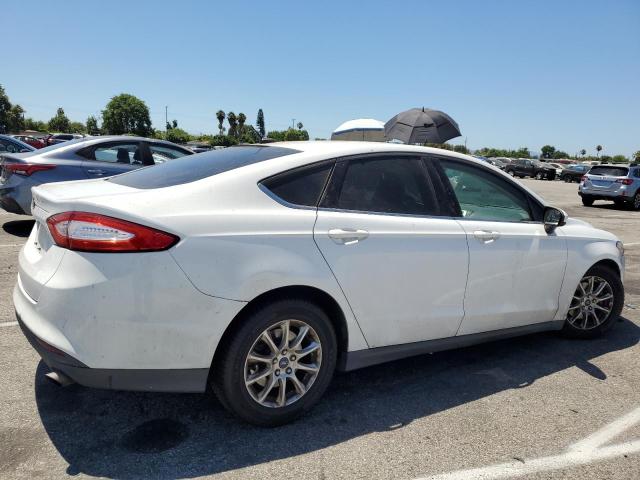 3FA6P0G77FR231243 - 2015 FORD FUSION S WHITE photo 3