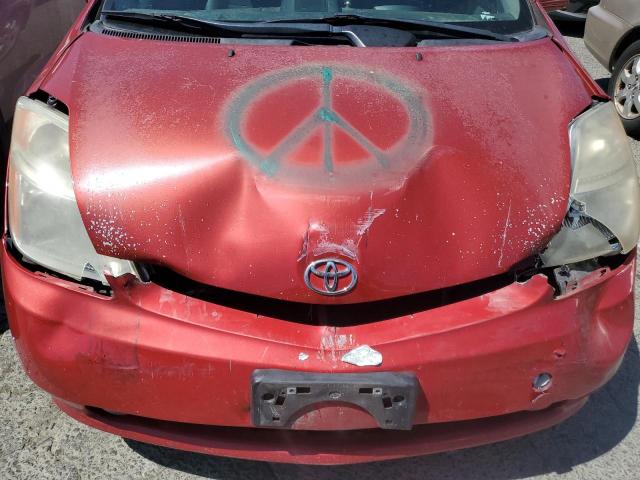 JTDKB20U563130994 - 2006 TOYOTA PRIUS RED photo 11