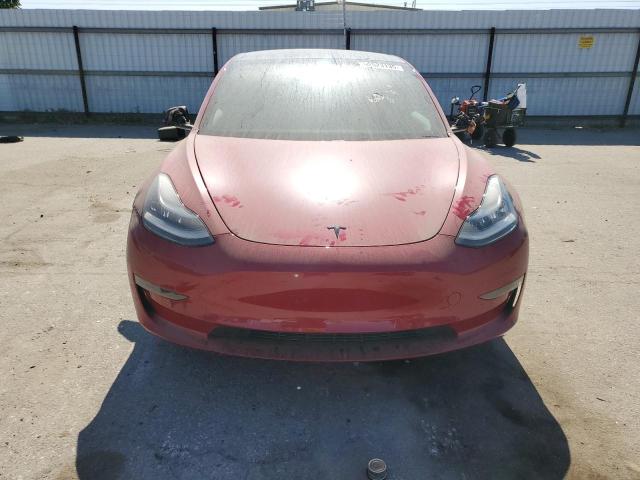 5YJ3E1EA5KF411436 - 2019 TESLA MODEL 3 წითელი ფოტო 5