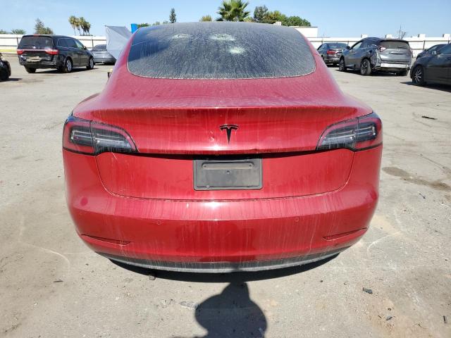 5YJ3E1EA5KF411436 - 2019 TESLA MODEL 3 წითელი ფოტო 6