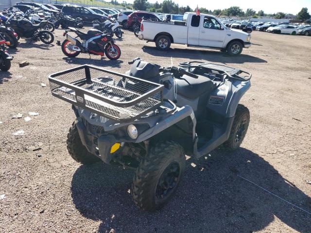 3JBLMAR47MJ001585 - 2021 CAN-AM OUTLANDER 450 GRAY photo 2