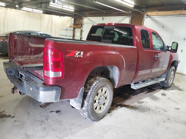 1GT220CG1DZ404602 - 2013 GMC SIERRA K2500 SLE MAROON photo 3