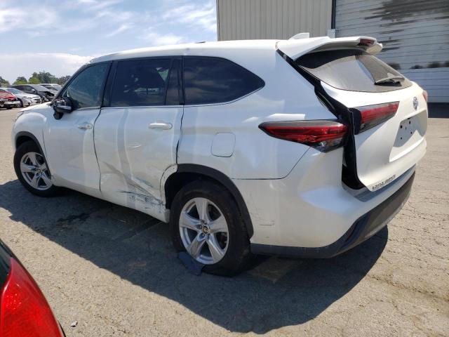 5TDZZRAH1MS068753 - 2021 TOYOTA HIGHLANDER L WHITE photo 2