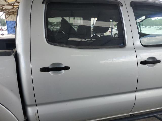 5TFJU4GNXBX005962 - 2011 TOYOTA TACOMA DOUBLE CAB PRERUNNER SILVER photo 10