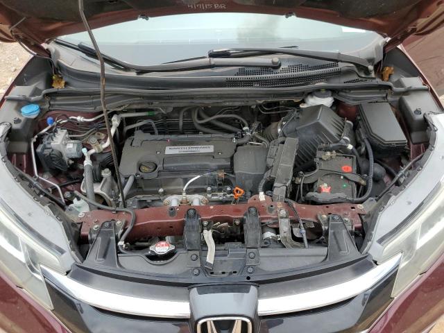 2HKRM4H77FH635507 - 2015 HONDA CR-V EXL MAROON photo 12