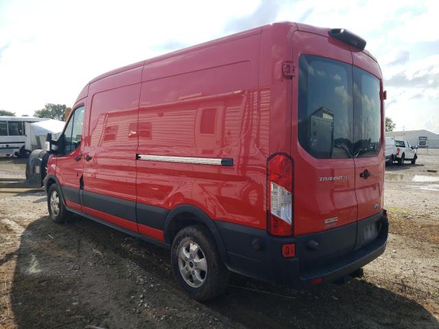 1FTYR2DV4KKA00021 - 2019 FORD TRANSIT T-250 RED photo 2