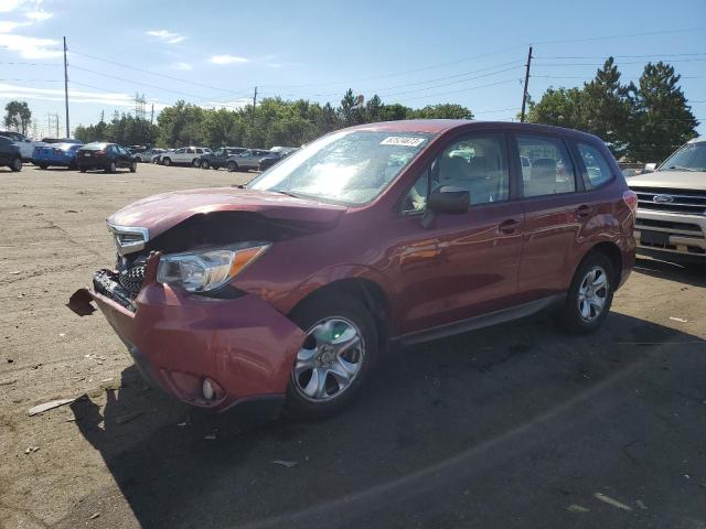 JF2SJAAC9EG424362 - 2014 SUBARU FORESTER 2.5I BURGUNDY photo 1