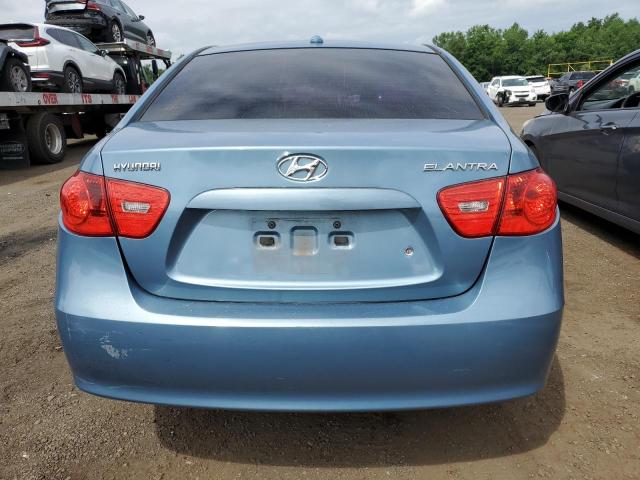 KMHDU46D27U181267 - 2007 HYUNDAI ELANTRA GLS BLUE photo 6