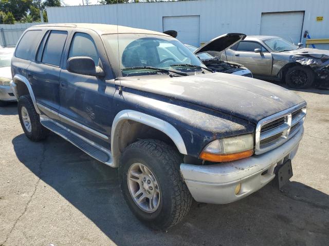 1B4HS58N82F151546 - 2002 DODGE DURANGO SLT PLUS BLUE photo 4