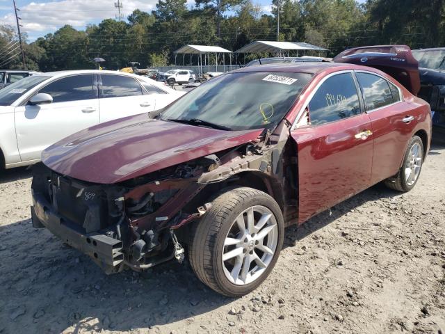 1N4AA5APXDC830862 - 2013 NISSAN MAXIMA S RED photo 2