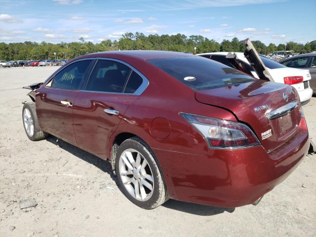 1N4AA5APXDC830862 - 2013 NISSAN MAXIMA S RED photo 3