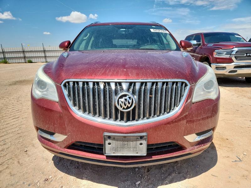 5GAKRBKD9HJ316076 - 2017 BUICK ENCLAVE მუქწითელი ფოტო 5