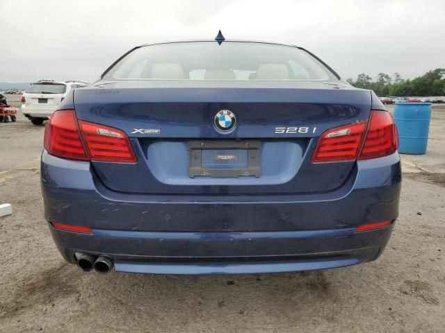 WBAXH5C50DD115379 - 2013 BMW 528 XI BLUE photo 6