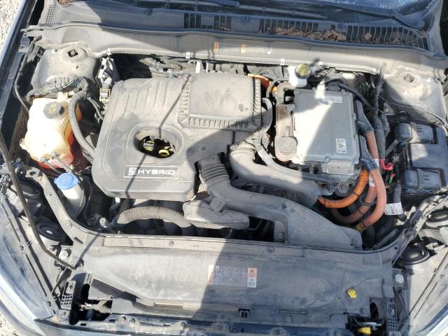 3FA6P0LU3KR106813 - 2019 FORD FUSION SE BLACK photo 11