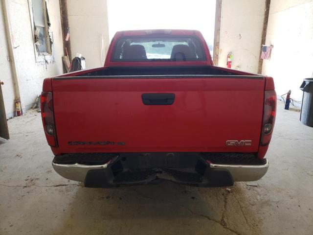 1GTCS199488216803 - 2008 GMC CANYON RED photo 6