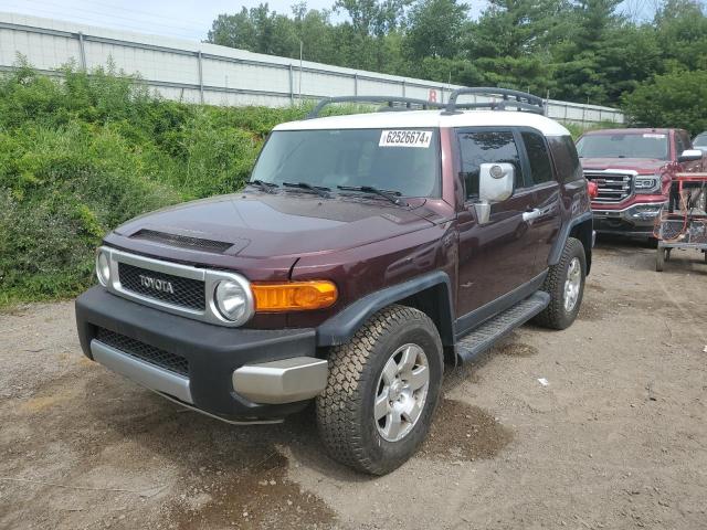 JTEBU11F770008737 - 2007 TOYOTA FJ CRUISER MAROON photo 1