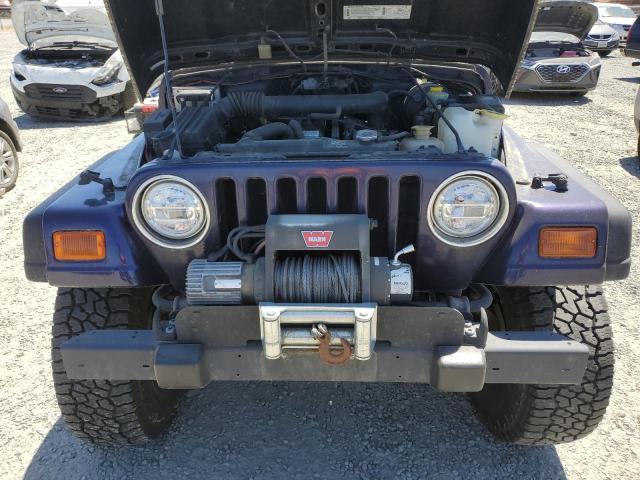 1J4FY19S7XP484743 - 1999 JEEP WRANGLER / SPORT BLUE photo 11