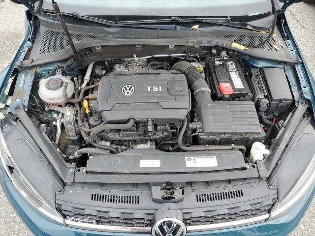 3VWM17AU4JM758461 - 2018 VOLKSWAGEN GOLF ALLTR S TURQUOISE photo 11