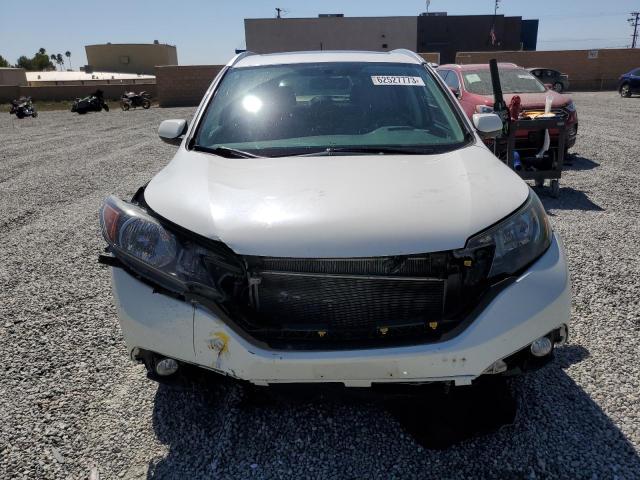 5J6RM3H71CL043709 - 2012 HONDA CR-V EXL WHITE photo 5