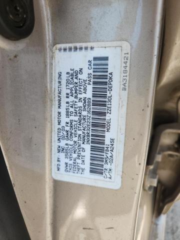 1NXBR32E23Z162889 - 2003 TOYOTA COROLLA CE ذهبي صورة 12