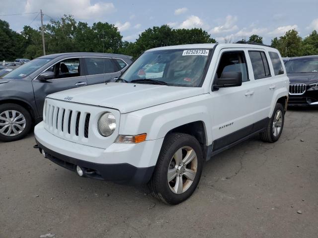 1C4NJRFB0ED641651 - 2014 JEEP PATRIOT LATITUDE WHITE photo 1