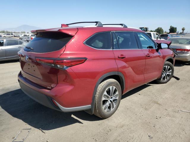 5TDHZRAH6NS552124 - 2022 TOYOTA HIGHLANDER XLE Tünd qırmızı foto 3