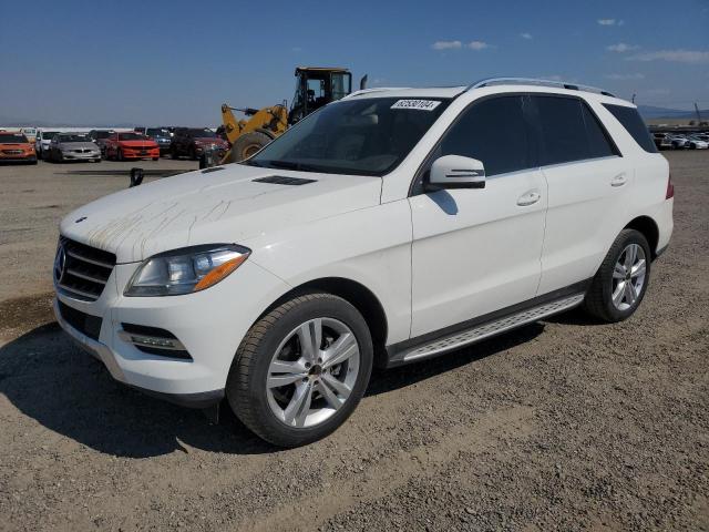 4JGDA5HB8EA361152 - 2014 MERCEDES-BENZ ML 350 4MATIC WHITE photo 1