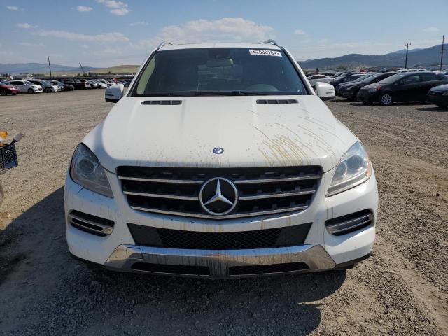 4JGDA5HB8EA361152 - 2014 MERCEDES-BENZ ML 350 4MATIC WHITE photo 5