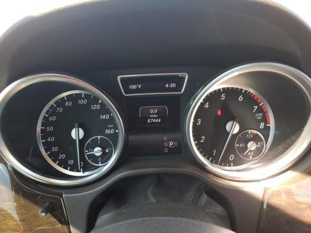 4JGDA5HB8EA361152 - 2014 MERCEDES-BENZ ML 350 4MATIC WHITE photo 9