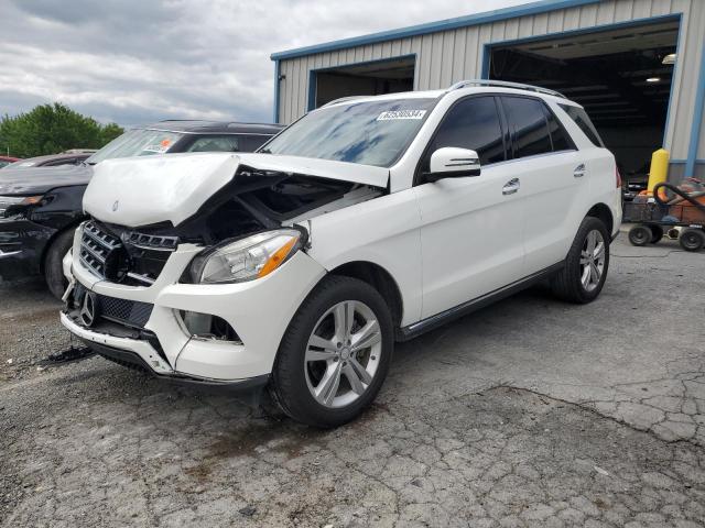4JGDA5HB5FA484750 - 2015 MERCEDES-BENZ ML 350 4MATIC WHITE photo 1
