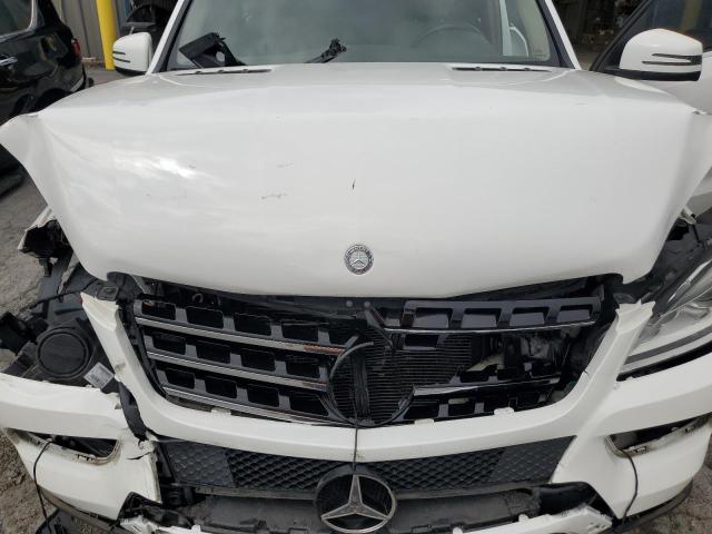 4JGDA5HB5FA484750 - 2015 MERCEDES-BENZ ML 350 4MATIC WHITE photo 12