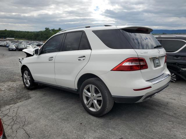 4JGDA5HB5FA484750 - 2015 MERCEDES-BENZ ML 350 4MATIC WHITE photo 2