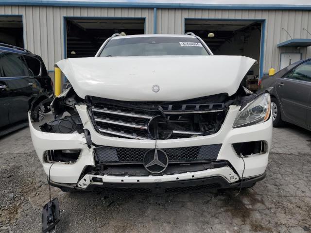 4JGDA5HB5FA484750 - 2015 MERCEDES-BENZ ML 350 4MATIC WHITE photo 5