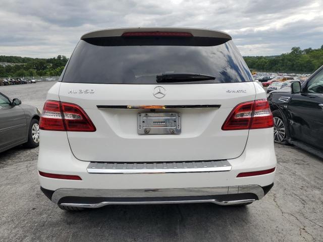4JGDA5HB5FA484750 - 2015 MERCEDES-BENZ ML 350 4MATIC WHITE photo 6