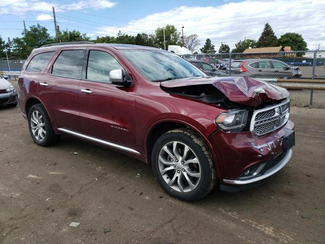 1C4RDJEG1HC796792 - 2017 DODGE DURANGO CITADEL MAROON photo 4