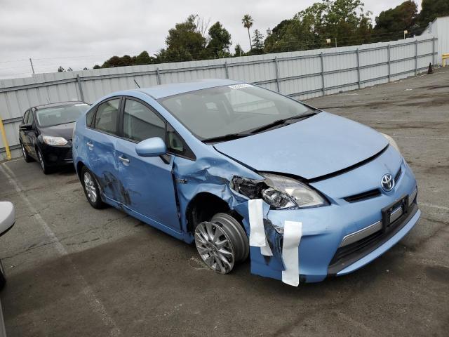 JTDKN3DP3C3003061 - 2012 TOYOTA PRIUS PLUG BLUE photo 4