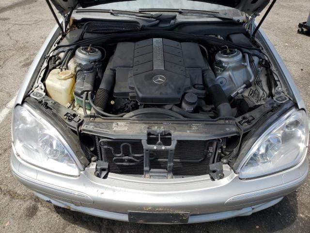 WDBNG70J02A276015 - 2002 MERCEDES-BENZ S 430 SILVER photo 11