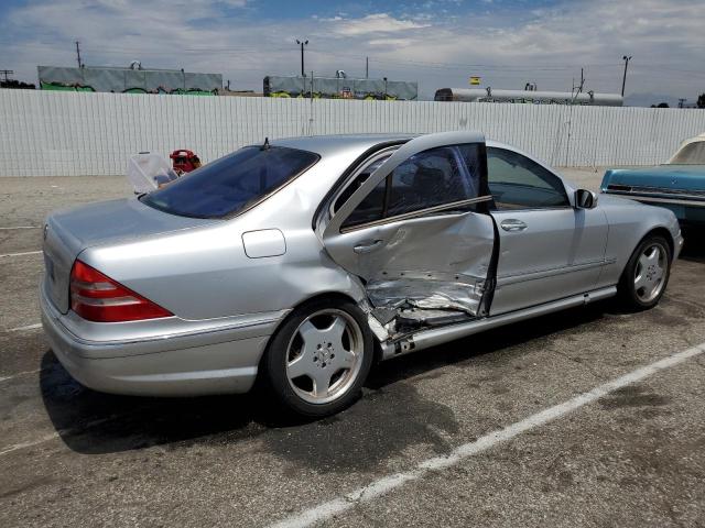 WDBNG70J02A276015 - 2002 MERCEDES-BENZ S 430 SILVER photo 3