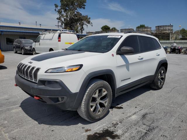 1C4PJMBS8EW216801 - 2014 JEEP CHEROKEE TRAILHAWK WHITE photo 1