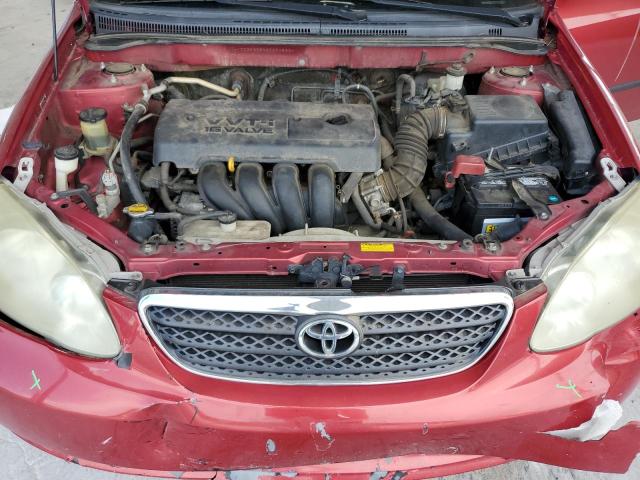 JTDBR32EX60094552 - 2006 TOYOTA COROLLA CE RED photo 11