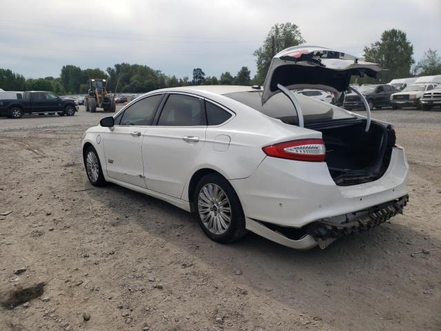 3FA6P0SUXER159045 - 2014 FORD FUSION TITANIUM PHEV WHITE photo 2