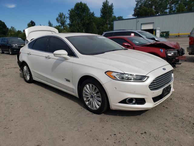 3FA6P0SUXER159045 - 2014 FORD FUSION TITANIUM PHEV WHITE photo 4