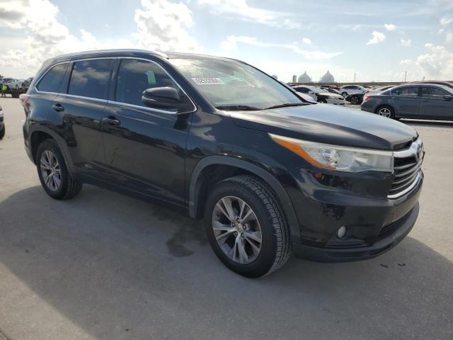 5TDKKRFH0FS043490 - 2015 TOYOTA HIGHLANDER XLE BLACK photo 4